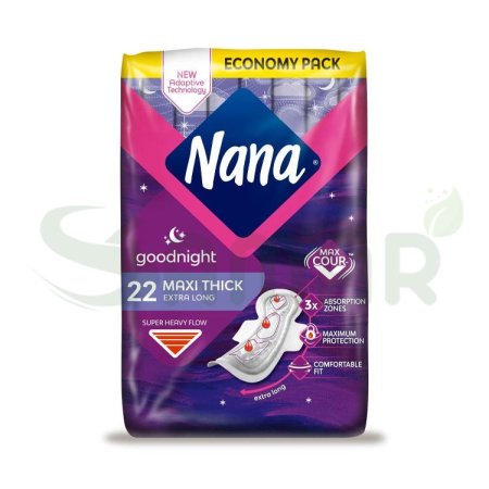 Nana Night Maxi Thick Extra Long 22PCS